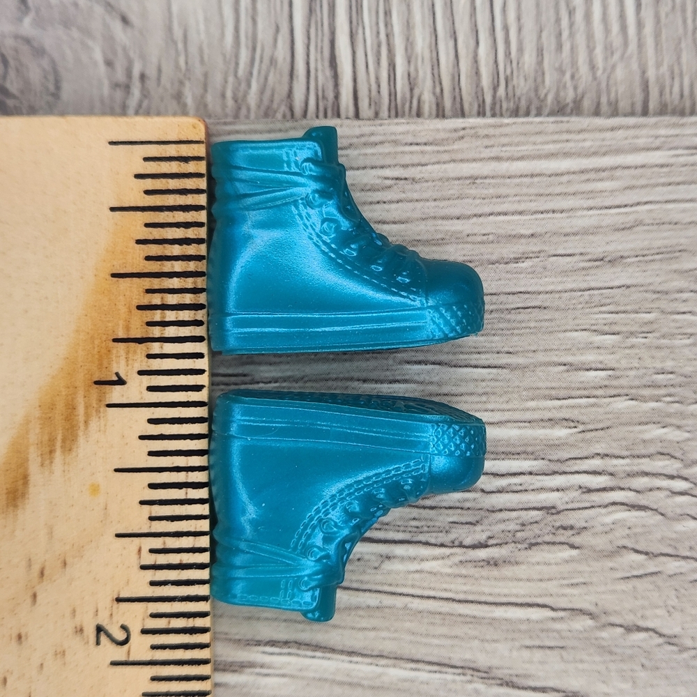 🖤 Barbie Shoes Blue High Tops Sneakers